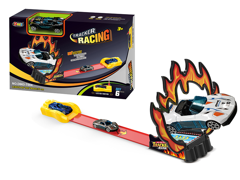 Ejection Track Slide Alloy Car Set