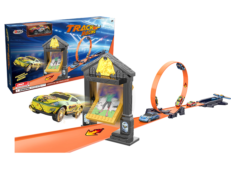 Ejection Track Slide Alloy Car Set