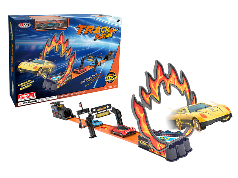 Ejection Track Slide Alloy Car Set