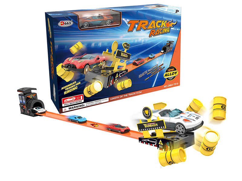 Ejection Track Slide Alloy Car Set