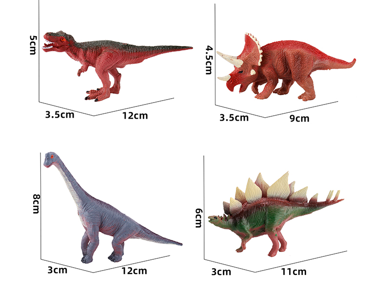 Dinosaurs Set 4pcs