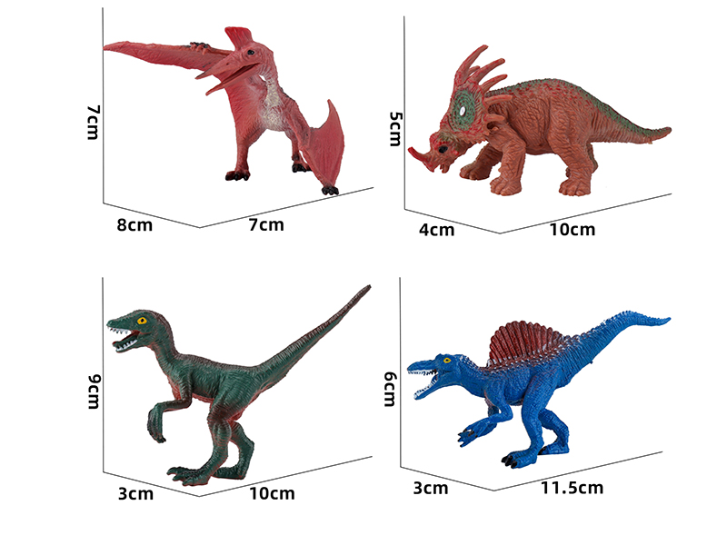Dinosaurs Set 4pcs