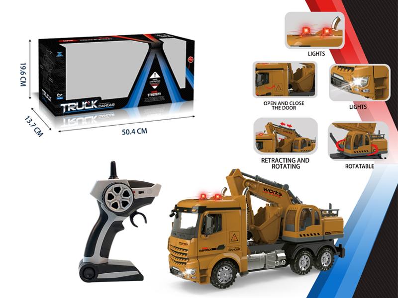 2.4G R/C Hook Machine Engineering Vehicle