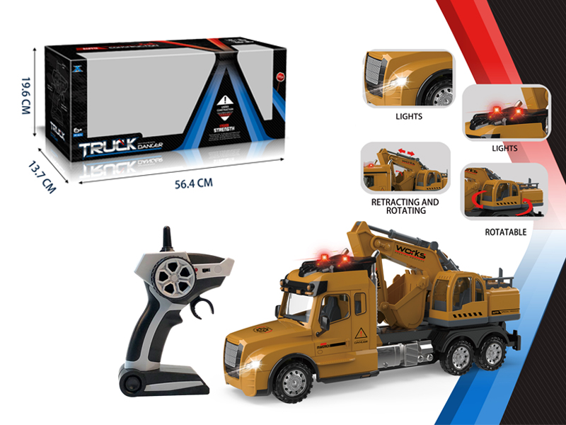 2.4G R/C Hook Machine Engineering Vehicle