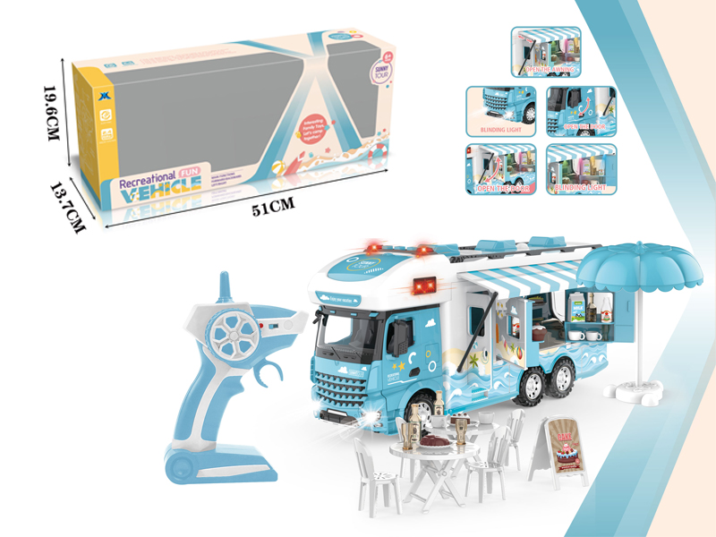 2.4G R/C Sky Blue Motor Home