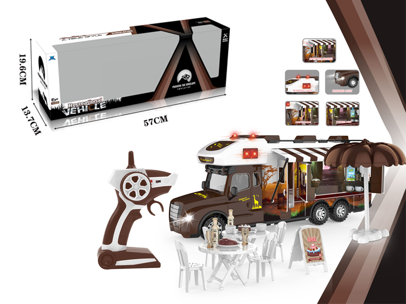 2.4G R/C Brown Motor Home
