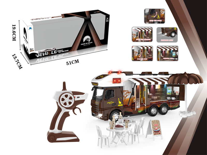 2.4G R/C Brown Motor Home