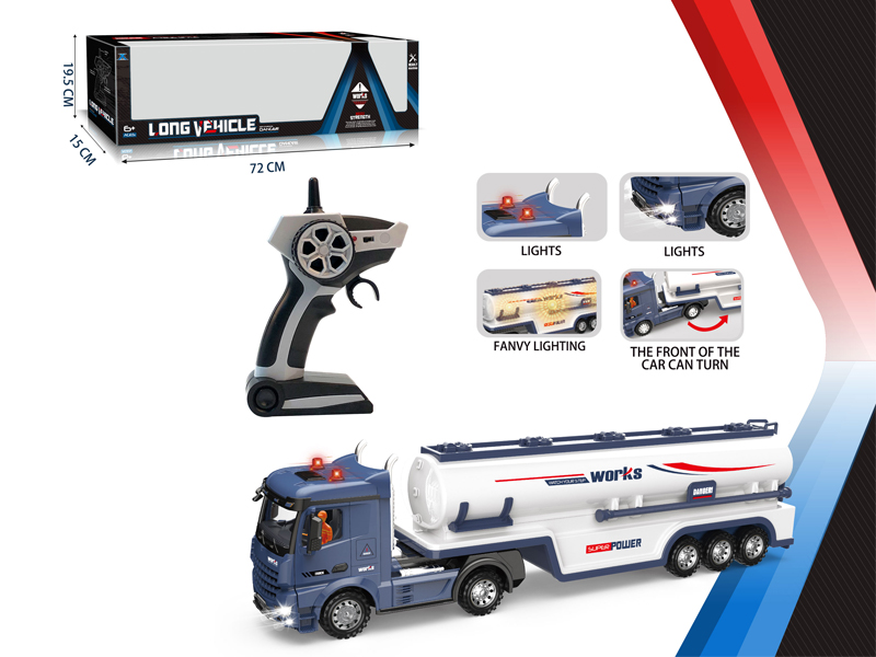2.4G R/C Short Towing Oil Tank Truck