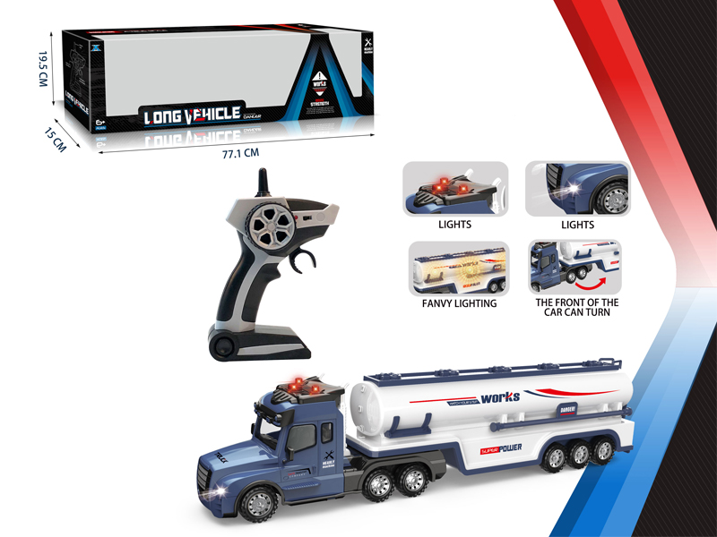 2.4G R/C Long Towing Oil Tank Truck