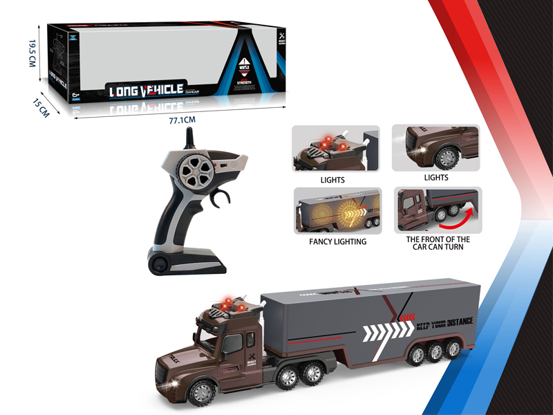 2.4G R/C Long Towing Container Truck