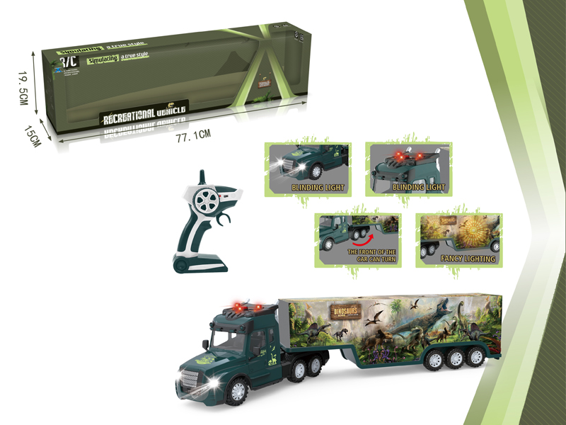 2.4G R/C Long Towing Dinosaur Container Truck