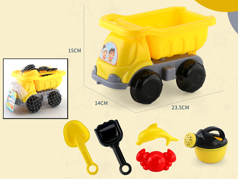 Beach Toy Engineering Truck Set