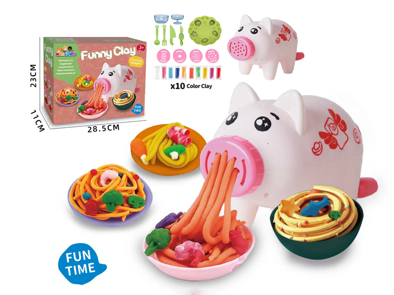 Pig Noodle Machine Colored Clay Toy
