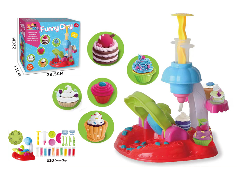 Donut Machine Colored Clay Toy