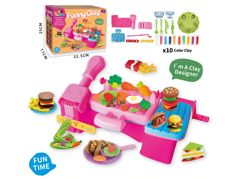 BBQ Colored Clay Toy