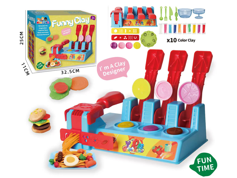 Hamburger Machine Colored Clay Toy