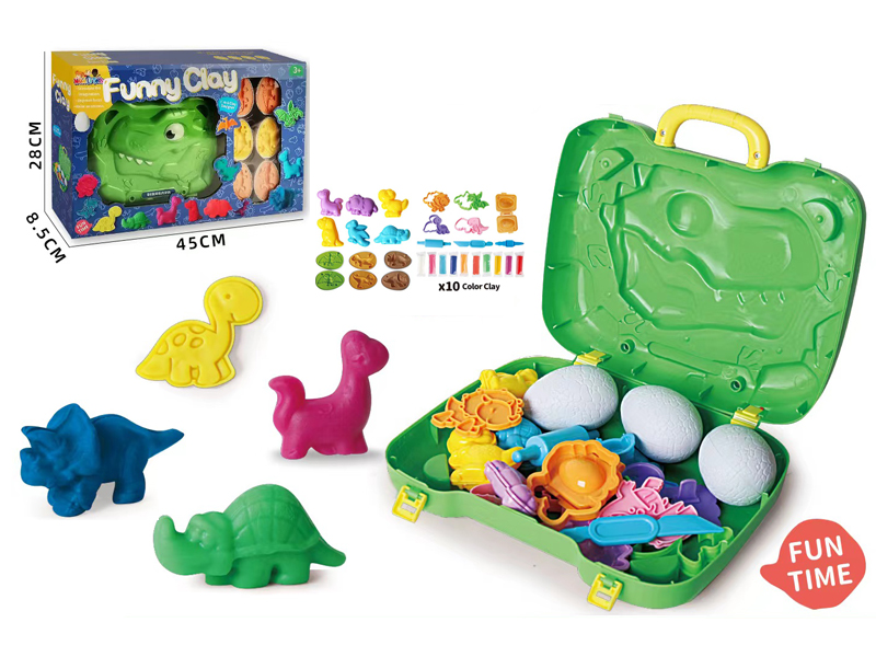 Dinosaur Colored Clay Toy