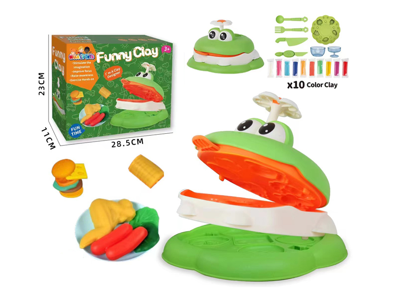Frog  Colored Clay Toy