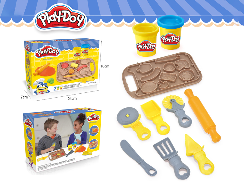 Pizza Colored Clay Toy