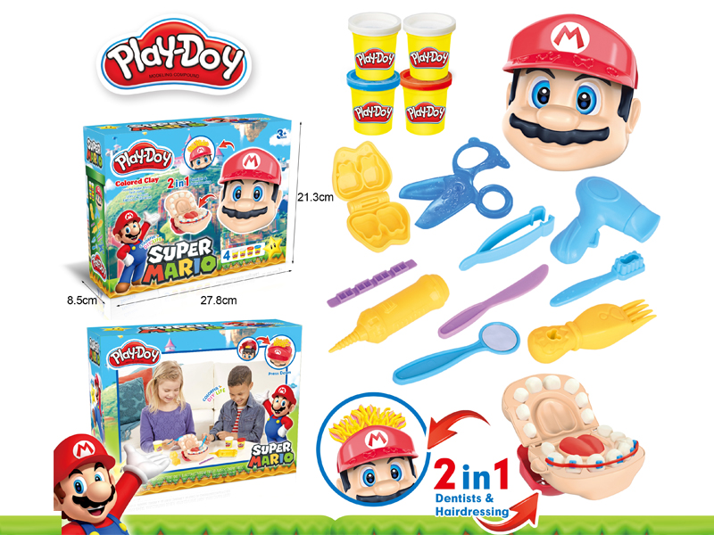 Dentist/Hair Salon Colored Clay Toy