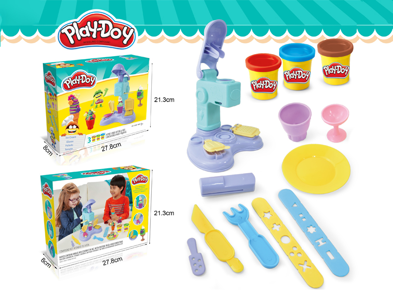 Ice Cream Machine Colored Clay Toy