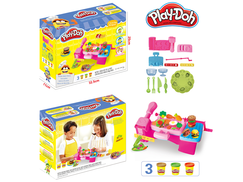 BBQ Colored Clay Toy