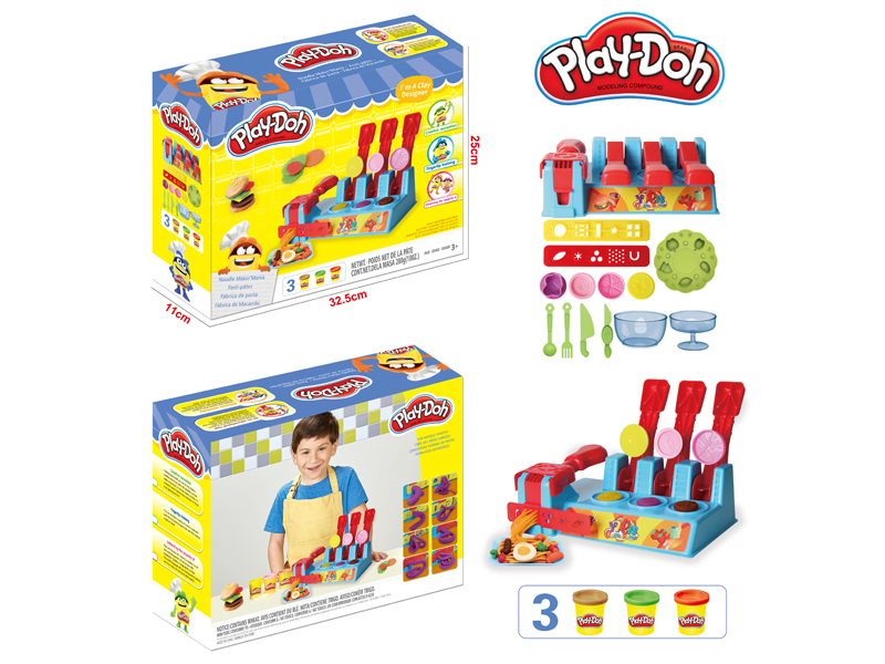 Hamburger Machine Colored Clay Toy