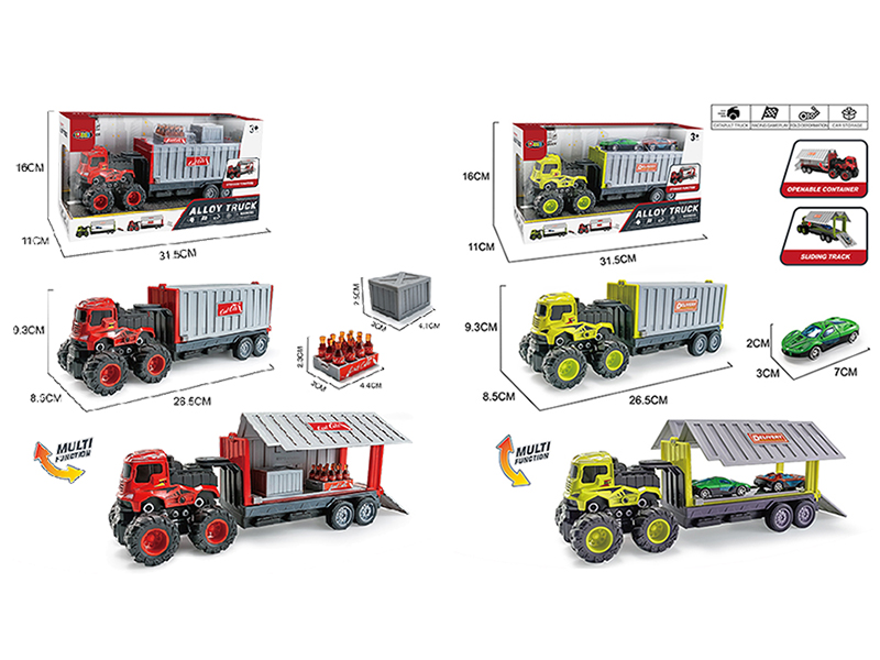 Inertia Transformable Alloy Container Truck