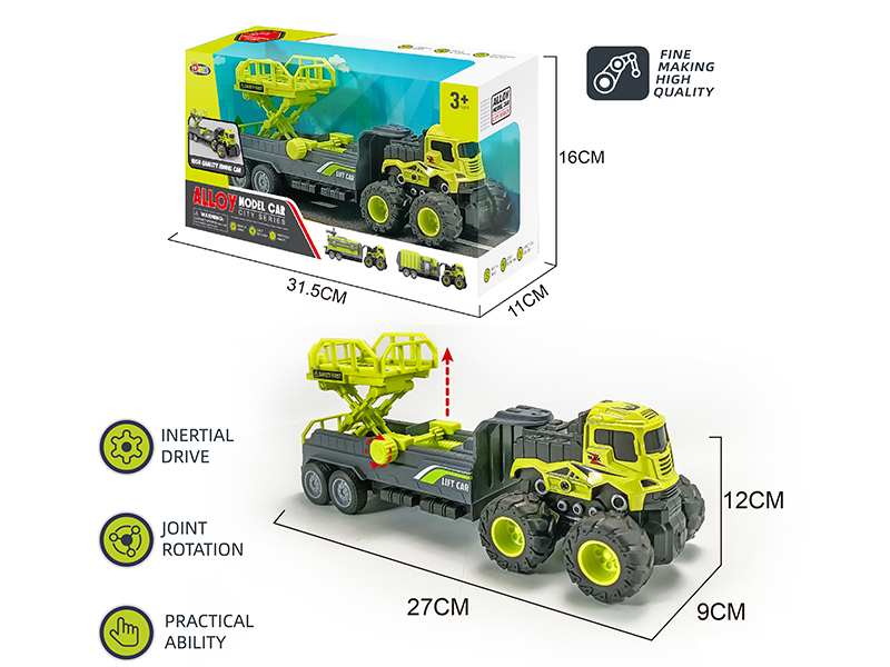 Friction Alloy City Series Lift Truck