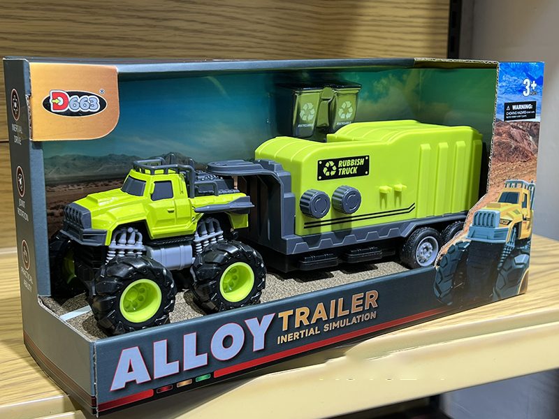 Friction Alloy City Series Garbage Truck
