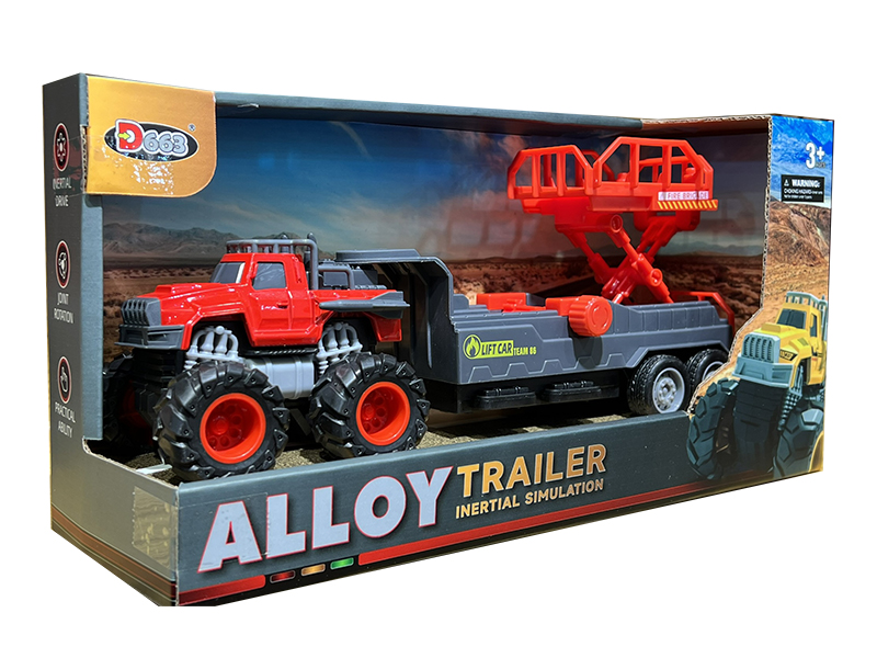 Alloy Trailer Fire Brigade Series Lift Rescue Vehicle(Friction)