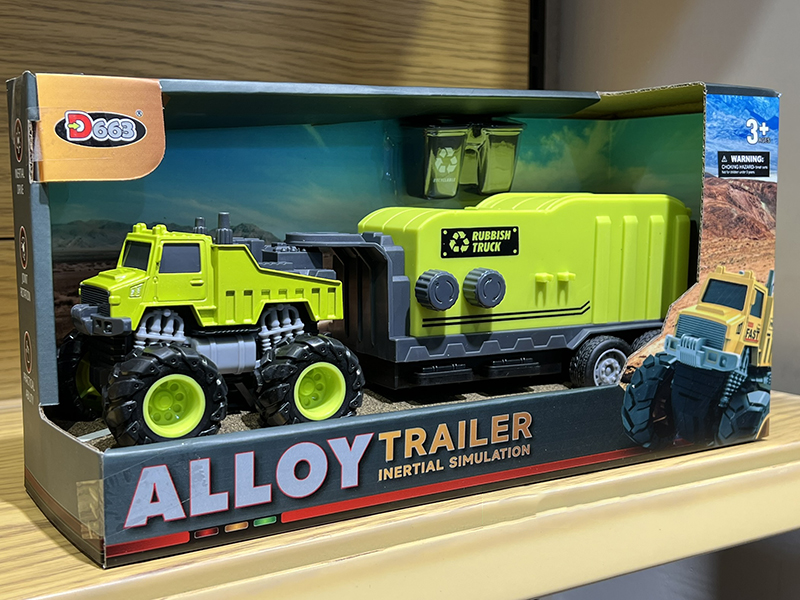 Friction Alloy City Series Garbage Truck