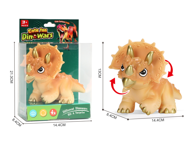 Vinyl Cartoon Triceratops