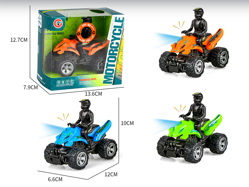 Friction Racing Beach Motorcycle With Light And Sound