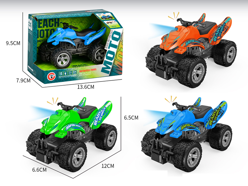 Friction Racing Beach Motorcycle With Light And Sound