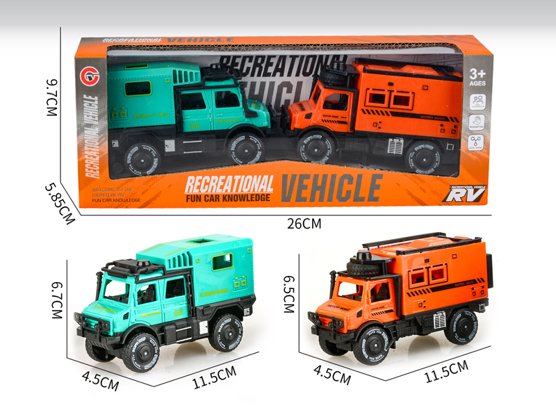 Friction  Unimog Motor Home 2PCS