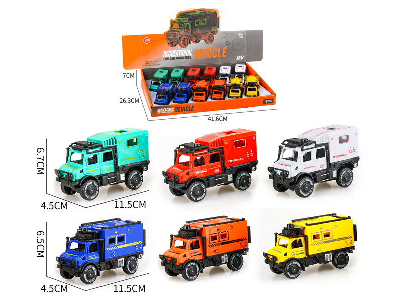 Friction  Unimog Motor Home 12PCS