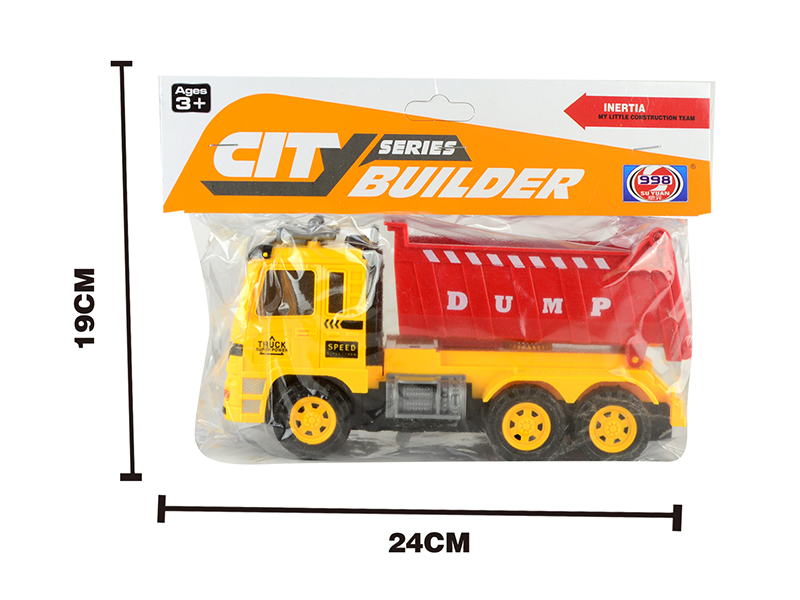 Friction Engineering Truck With 3D Lights And Music(Dump Truck)