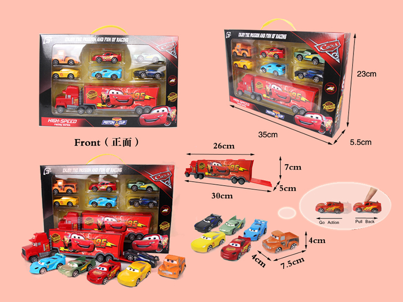 Cars 3 Pull Back Car 7pcs