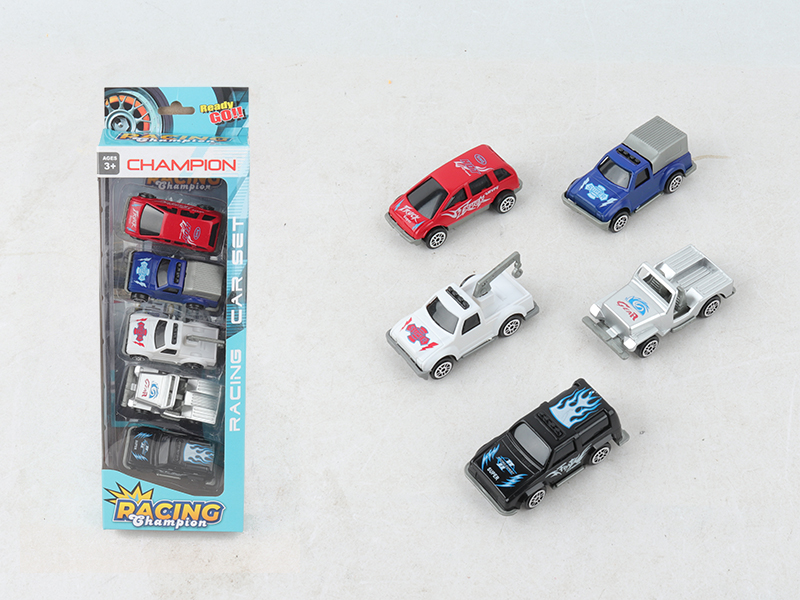 5pcs Slide Cars