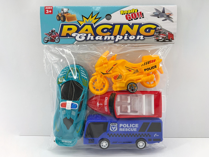 4pcs Pull Back Cars