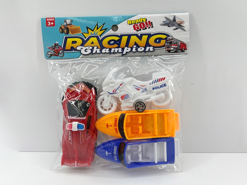 4pcs Pull Back Cars
