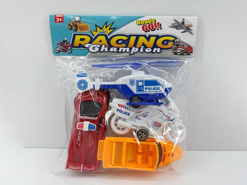 4pcs Pull Back Cars