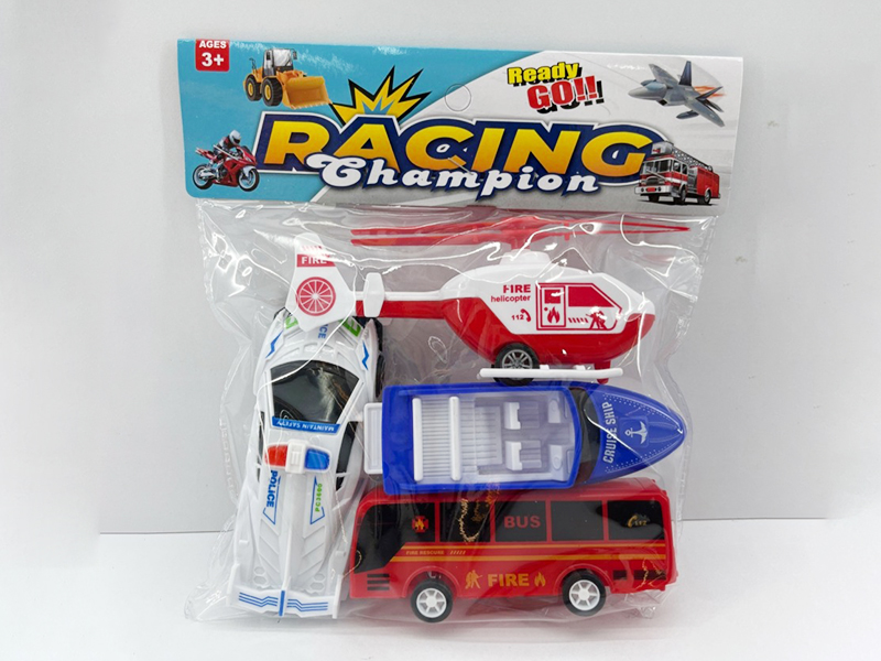 4pcs Pull Back Cars