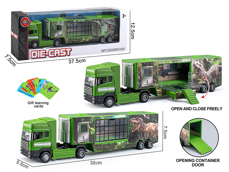 Slide Alloy Dinosaur Car