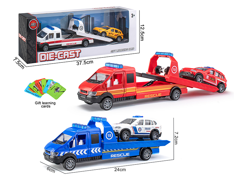 Pull Back Alloy Car + Cross-Country Car