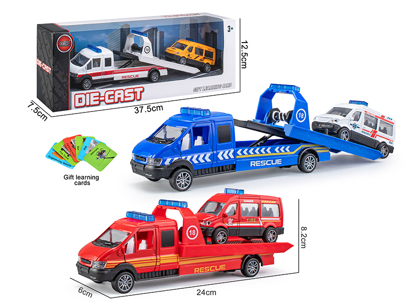 Pull Back Alloy Car + Minivan