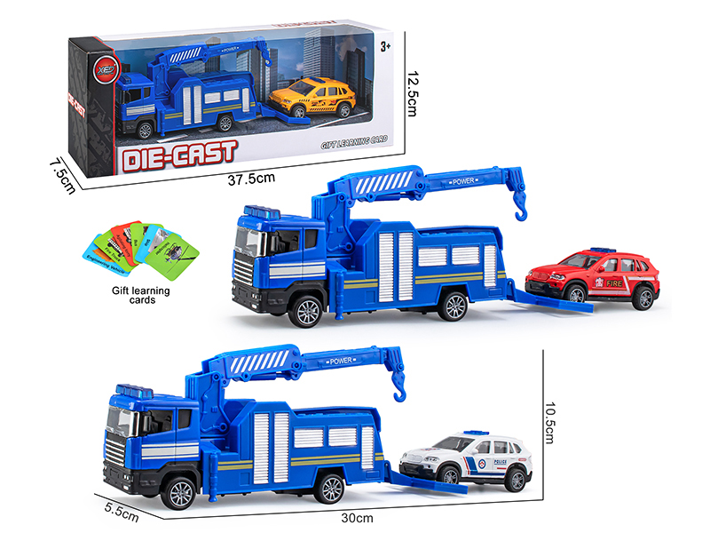 Pull Back Alloy Wrecker Truck