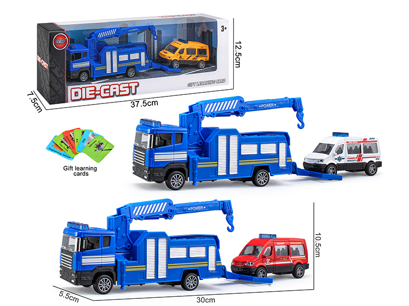 Pull Back Alloy Wrecker Truck