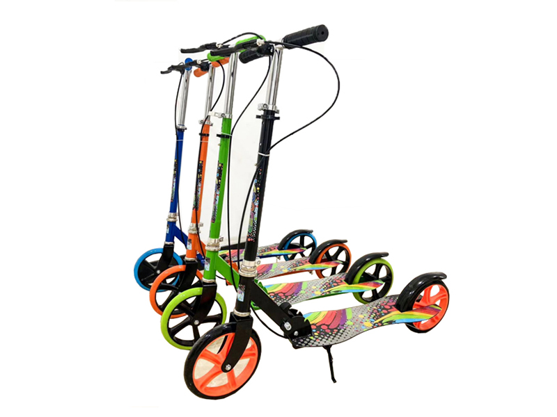 Large Wheel Scooter With Handbrake
